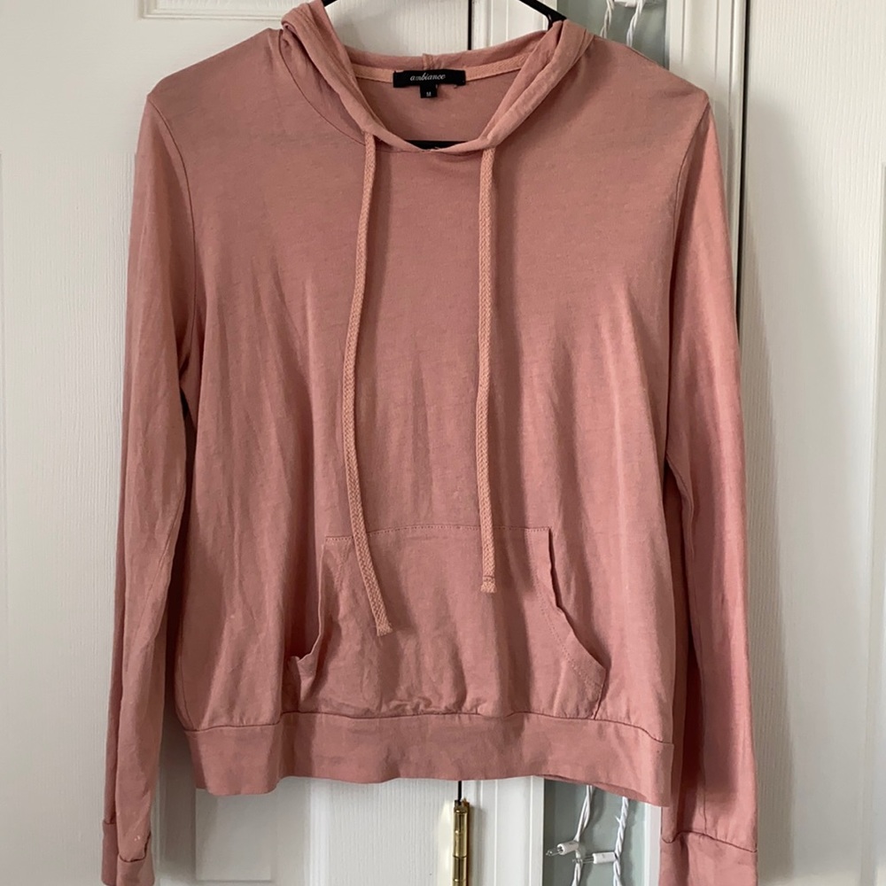 Thin cropped hoodie